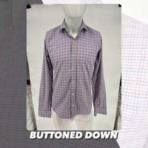 EUC Buttoned Down Checked Dress Shirt